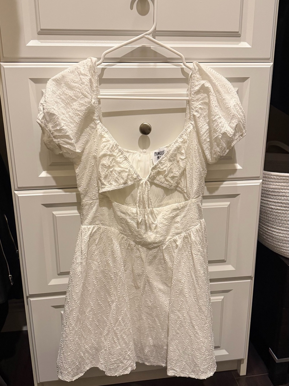 Princess Polly Caria Mini Dress White US 6